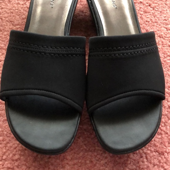 Predictions Black Mary Slide Mule-New-Size 8 - Picture 2 of 6